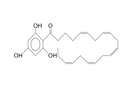2-(1'-Oxo-dodeca-pentaenyl)-1,3,5-trihydroxy-benzene