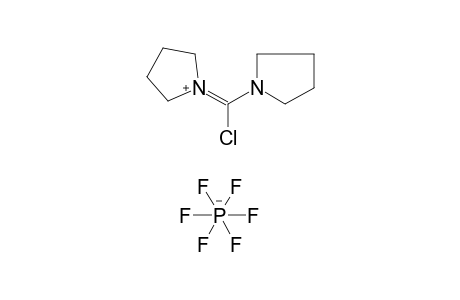 [chloro(1-pyrrolidinyl)methylene]pyrrolidinium hexafluorophosphate(1-)