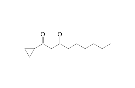 1-Cyclopropyl-3-hydroxynonan-1-one