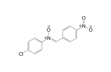 Benzenamine, 4-chloro-N-[(4-nitrophenyl)methylene]-, N-oxide