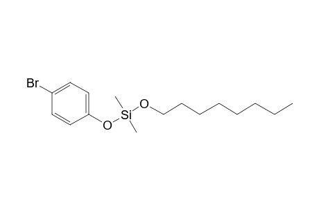 Silane, dimethyl(4-bromophenoxy)octyloxy-