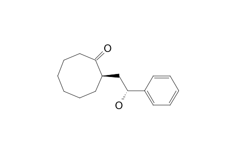 Cyclooctanone, 2-(2-hydroxy-2-phenylethyl)-, (R*,R*)-