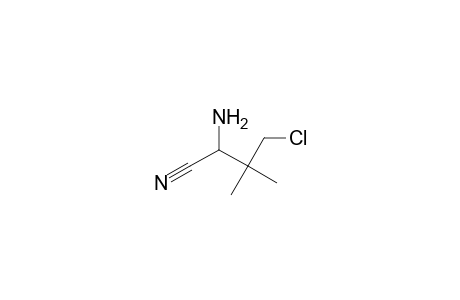 2-amino-4-chloro-3,3-dimethyl-butyronitrile