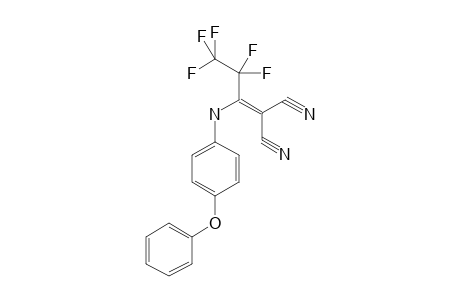 2-[2,2,3,3,3-Pentafluoro-1-(4-phenoxyanilino)propylidene]malononitrile