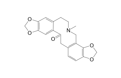 2,3:9,10-bis(methylenedioxy)-7-methyl-7,13a-secoberbin-13a-one