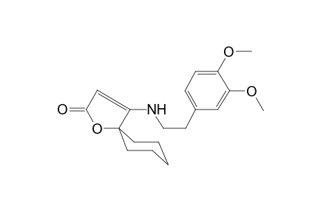 4-[2-(3,4-Dimethoxy-phenyl)-ethylamino]-1-oxa-spiro[4.5]dec-3-en-2-one