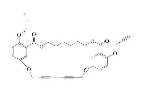 2,9,17,24-TETRAOXA-1,10-DIOXO-12,28-BIS-(2-PROPENYLOXY)-[10.8]-METACYCLOPHA-19,21-DIYNE