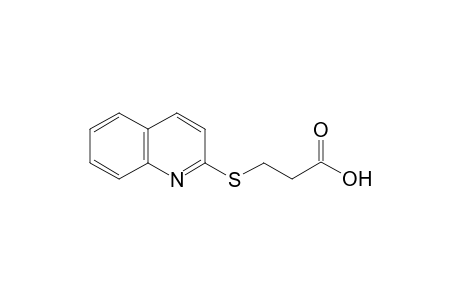 Propionic acid, 3-(quinolin-2-ylsulfanyl)-