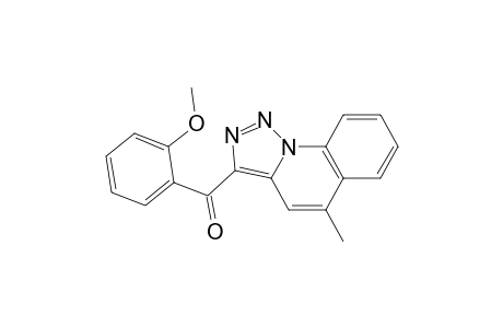 (2-Methoxyphenyl)(5-methyl-[1,2,3]triazolo[1,5-a]quinolin-3-yl)methanone