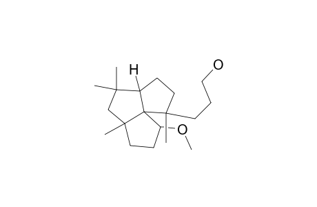 11.alpha.-(3-Hydroxypropyl)-2-methoxy-5.alpha.,7,7,11.beta.-tetramethyl-8.alpha.-tricyclo(6.3.0.0(1,5))undecane