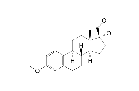 Estra-1,3,5(10)-triene-17-carboxaldehyde, 17-hydroxy-3-methoxy-, (17.beta.)-