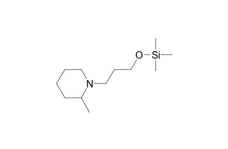 3-(2-Methylpiperidin-1-yl)propan-1-ol, tms