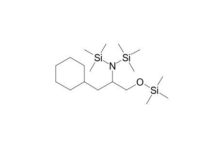 2-Amino-3-cyclohexylpropan-1-ol, 3tms