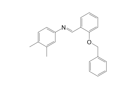 Benzene, 1-(2-benzyloxybenzylidenamino)-3,4-dimethyl-