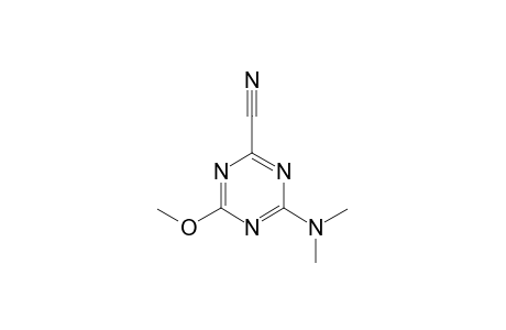 4-(dimethylamino)-6-methoxy-1,3,5-triazine-2-carbonitrile