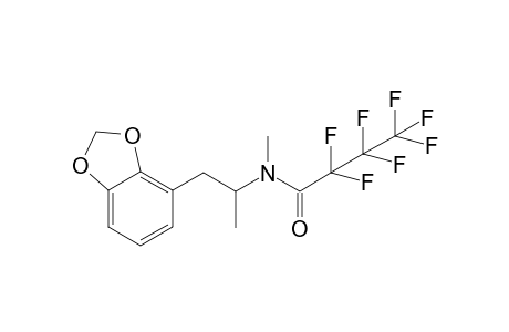N-(1-(benzo[d][1,3]dioxol-4-yl)propan-2-yl)-2,2,3,3,4,4,4-heptafluoro-N-methylbutanamide