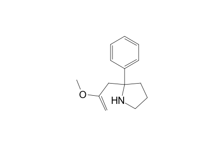2-(2-methoxyprop-2-enyl)-2-phenylpyrrolidine