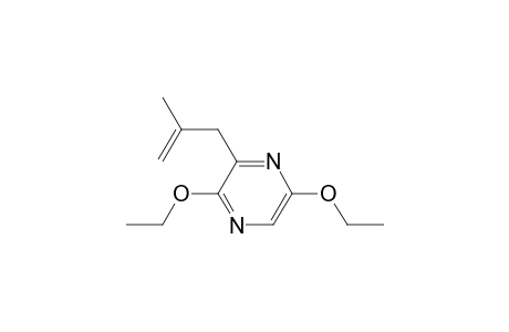 Pyrazine, 2,5-diethoxy-3-(2-methyl-2-propenyl)-