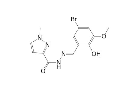 N'-[(E)-(5-bromo-2-hydroxy-3-methoxyphenyl)methylidene]-1-methyl-1H-pyrazole-3-carbohydrazide