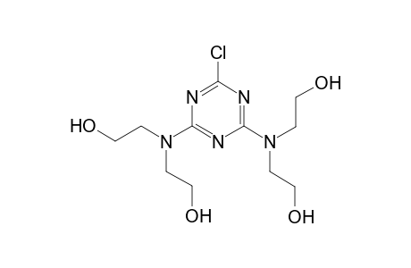 2-chloro-4,6-bis[di(2-hydroxyethyl)amino]-s-triazine