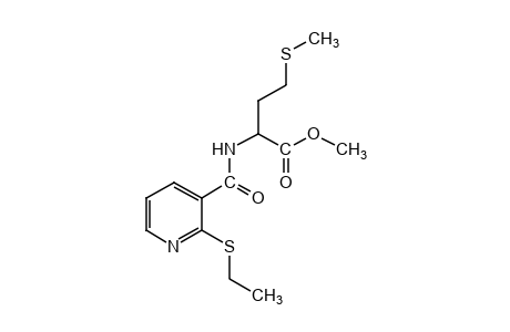 2-[2-(ethylthio)nicotinamido]-4-(methylthio)butyric acid, methyl ester
