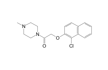 1-{[(1-chloro-2-naphthyl)oxy]acetyl}-4-methylpiperazine