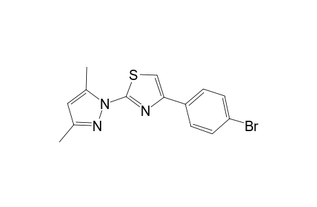 4-(4-bromophenyl)-2-(3,5-dimethyl-1H-pyrazol-1-yl)-1,3-thiazole