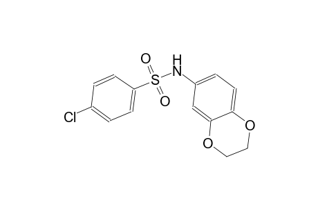 benzenesulfonamide, 4-chloro-N-(2,3-dihydro-1,4-benzodioxin-6-yl)-