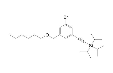 1-Bromo-3-hexyloxymethyl-5-triisopropylsilylethynylbenzene