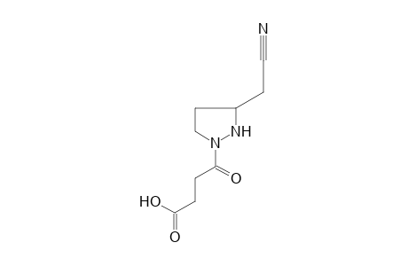 3-(cyanomethyl-?-oxo-1-pyrazolidinebutyric acid