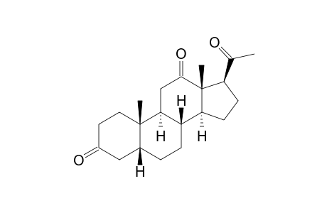 5β-Pregnan-3,12,20-trione