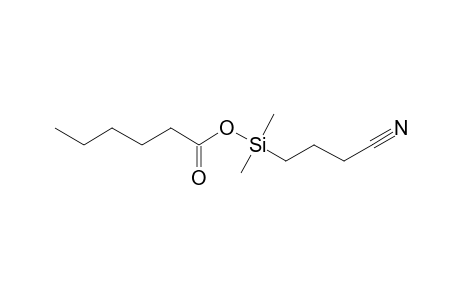 Hexanoic acid, (3-cyanopropyl)dimethylsilyl ester