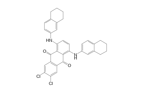6,7-bis(chloranyl)-1,4-bis(5,6,7,8-tetrahydronaphthalen-2-ylamino)anthracene-9,10-dione