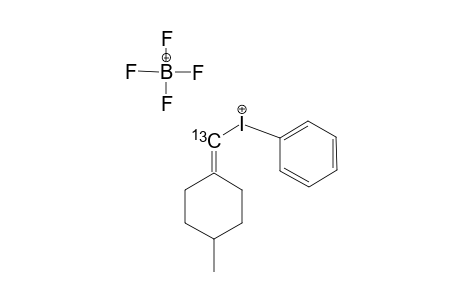 4-METHYLCYCLOHEXYLIDENEMETHYL-(PHENYL)-IODONIUM-TETRAFLUOROBORATE