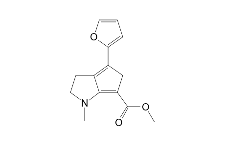 methyl 4-furan-2-yl-1-methyl-3,5-dihydro-2H-cyclopenta[b]pyrrole-6-carboxylate