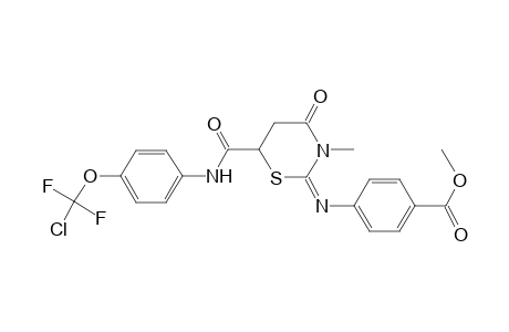 benzoic acid, 4-[[(2E)-6-[[[4-(chlorodifluoromethoxy)phenyl]amino]carbonyl]tetrahydro-3-methyl-4-oxo-2H-1,3-