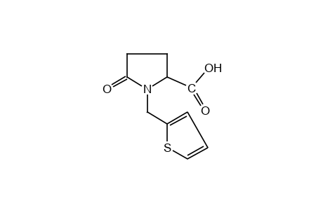 5-oxo-1-(2-Thenyl)-2-pyrrolidinecarboxylic acid