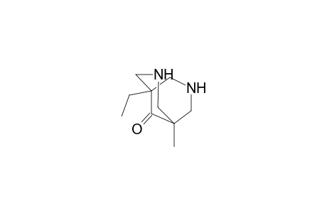 3,7-diazabicyclo[3.3.1]nonan-9-one, 1-ethyl-5-methyl-