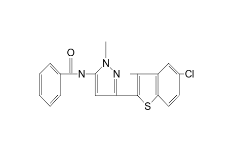 N-[3-(5-chloro-3-methylbenzo[b]thien-2-yl)-1-methylpyrazol-5-yl]benzamide