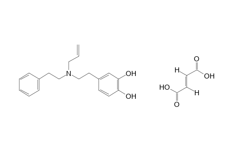 4-[2-(allylphenethylamino)ethyl]pyrocatechol, fumarate(1:1)(salt)