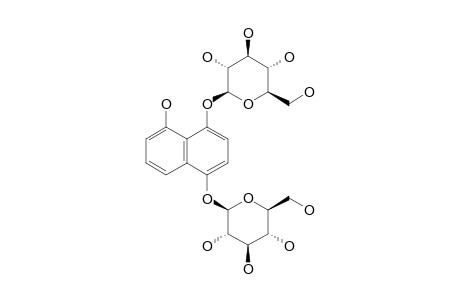 1,4,5-TRIHYDROXYNAPHTHALENE-1,4-DI-O-BETA-D-GLUCOPYRANOSIDE
