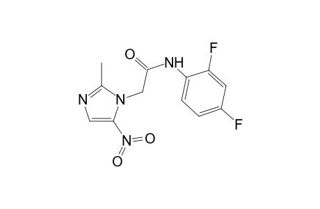 N-(2,4-Difluorophenyl)-2-(2-methyl-5-nitro-1H-imidazol-1-yl)acetamide