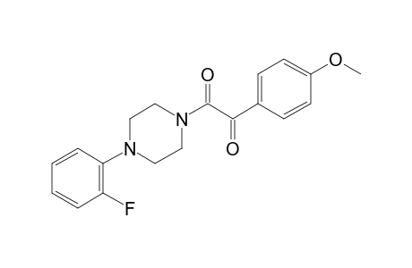 1-[4-(2-Fluorophenyl)piperazin-1-yl]-2-(4-methoxyphenyl)ethane-1,2-dione