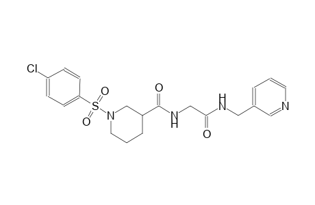 3-piperidinecarboxamide, 1-[(4-chlorophenyl)sulfonyl]-N-[2-oxo-2-[(3-pyridinylmethyl)amino]ethyl]-