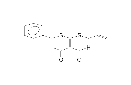 2-(allylthio)-4-keto-6-phenyl-5,6-dihydrothiopyran-3-carbaldehyde
