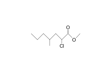 4-METHYL,2-CHLOROHEPTANOIC ACID METHYLESTER