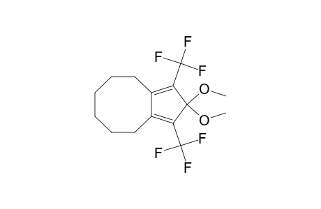 4,5,6,7,8,9-Hexahydro-2,2-dimethoxy-1,3-bis(trifluoromethyl)-2H-cyclopentacyclooctene