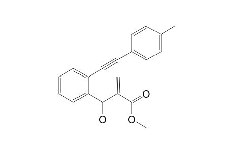 Methyl 2-(hydroxy(2-(p-tolylethynyl)phenyl)methyl)acrylate