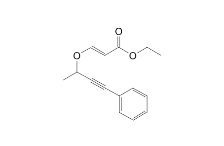 (E)-Ethyl 3-(4-phenylbut-3-yn-2-yloxy)acrylate