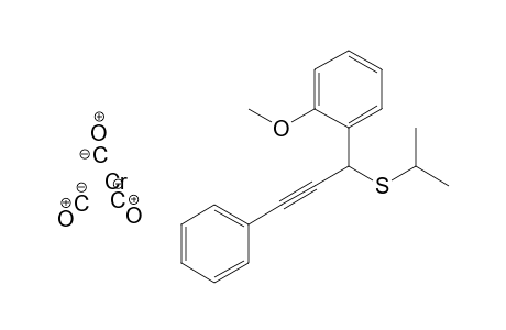 Tricarbonyl-{1-[1'-(isopropylthio)-3'-phenylpropargyl]-2-methoxyphenyl}-chromium